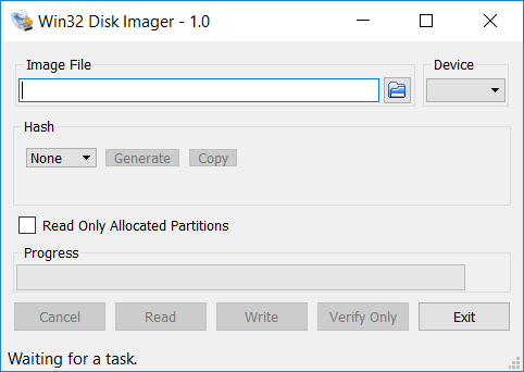 how to use win32 disk imager